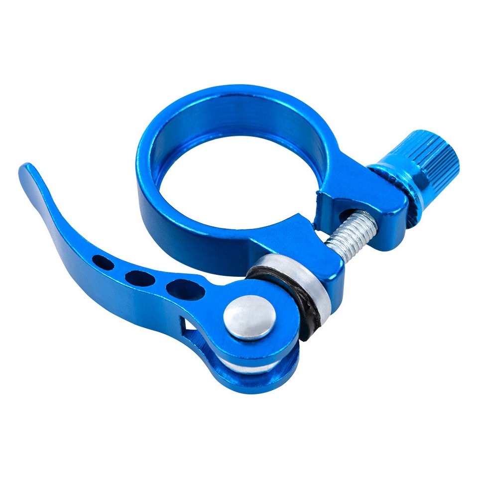 Bike Seatpost Clamp MTB Quick Release Seat Post Collar Aluminium Alloy