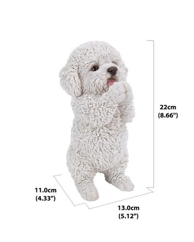 Dog Decor Poodle Garden Statue, Garden Decoration, Home Decor Gift Option - Picture 2 of 6