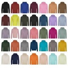 AWDis College Hoodie 280gsm XS–3XL 30+ Colours Ringspun Cotton WRAP Certified