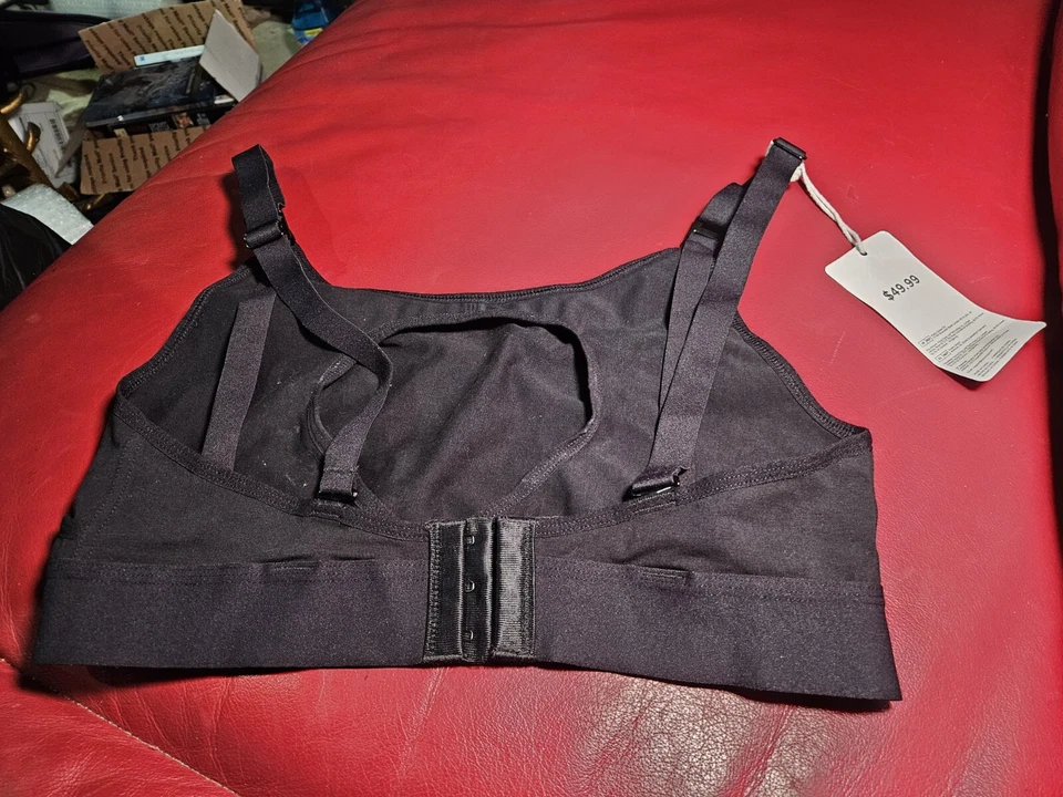 Momcozy Women's Nursing & Breast Pump Bra - Black - Size S  - Image 2 of 4