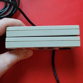 Pair Nintendo NES-004 Controllers OEM Vintage Controller A B Select Start Tested