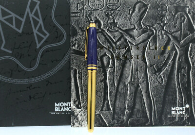 MONTBLANC Meisterstück RAMSES II LAPIS VERMEIL FOUNTAIN PEN 4810