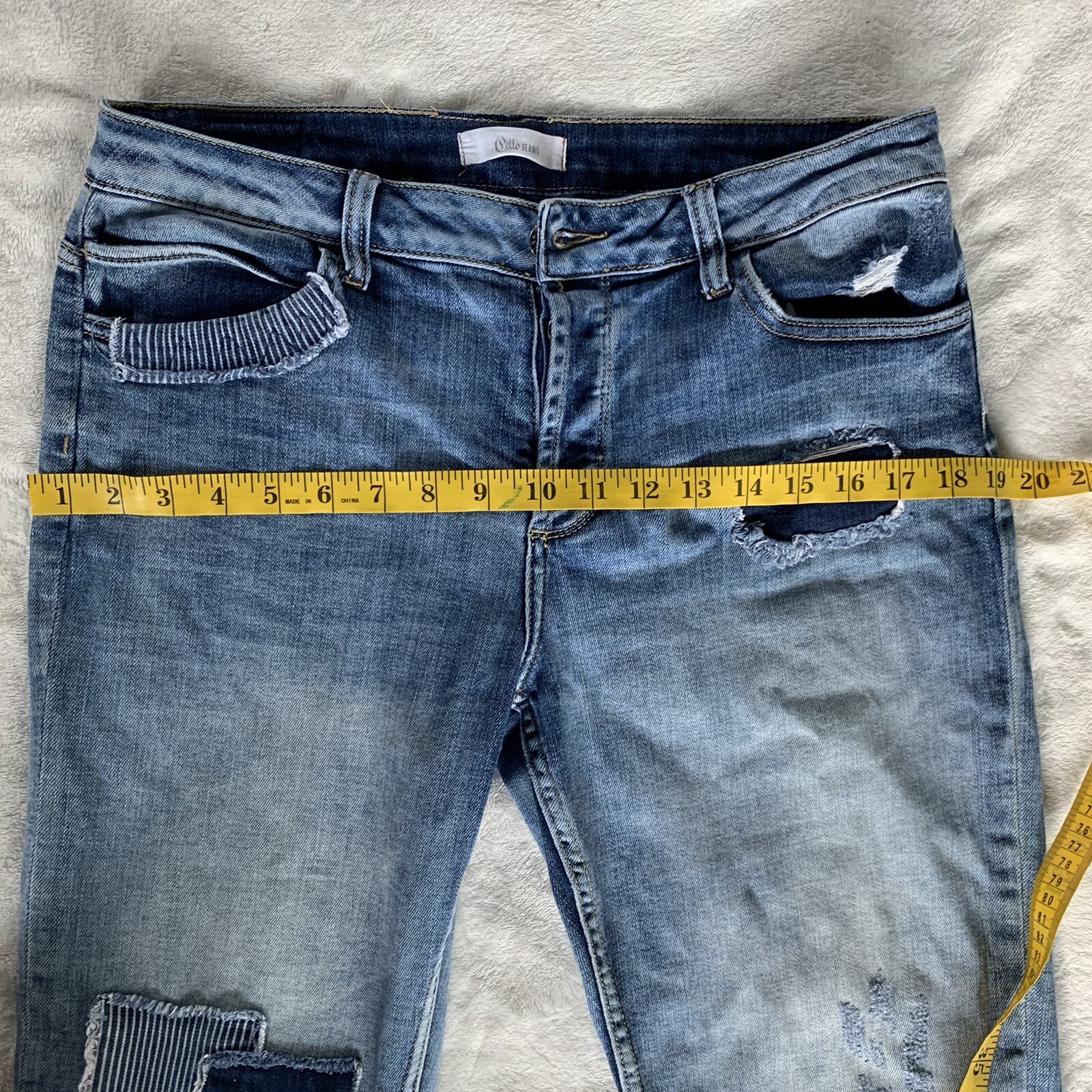 Cello patchwork jeans size 30 - image 9