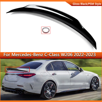 For Mercedes-Benz C-Class W206 C300 2022-2025 PSM Style Rear Trunk Spoiler  Wing