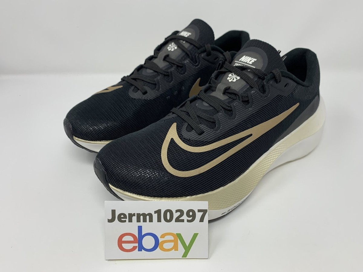Size 11 - Nike Zoom Fly 5 Black Metallic Gold Grain for sale