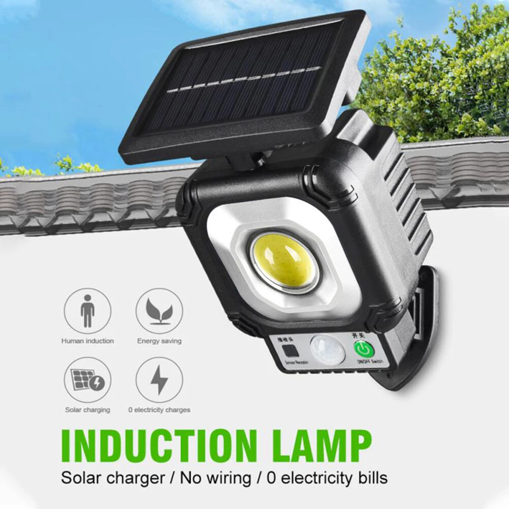 LED Wall Lamp 1000lm Outdoor Solar Lamps Human Body Induction for
