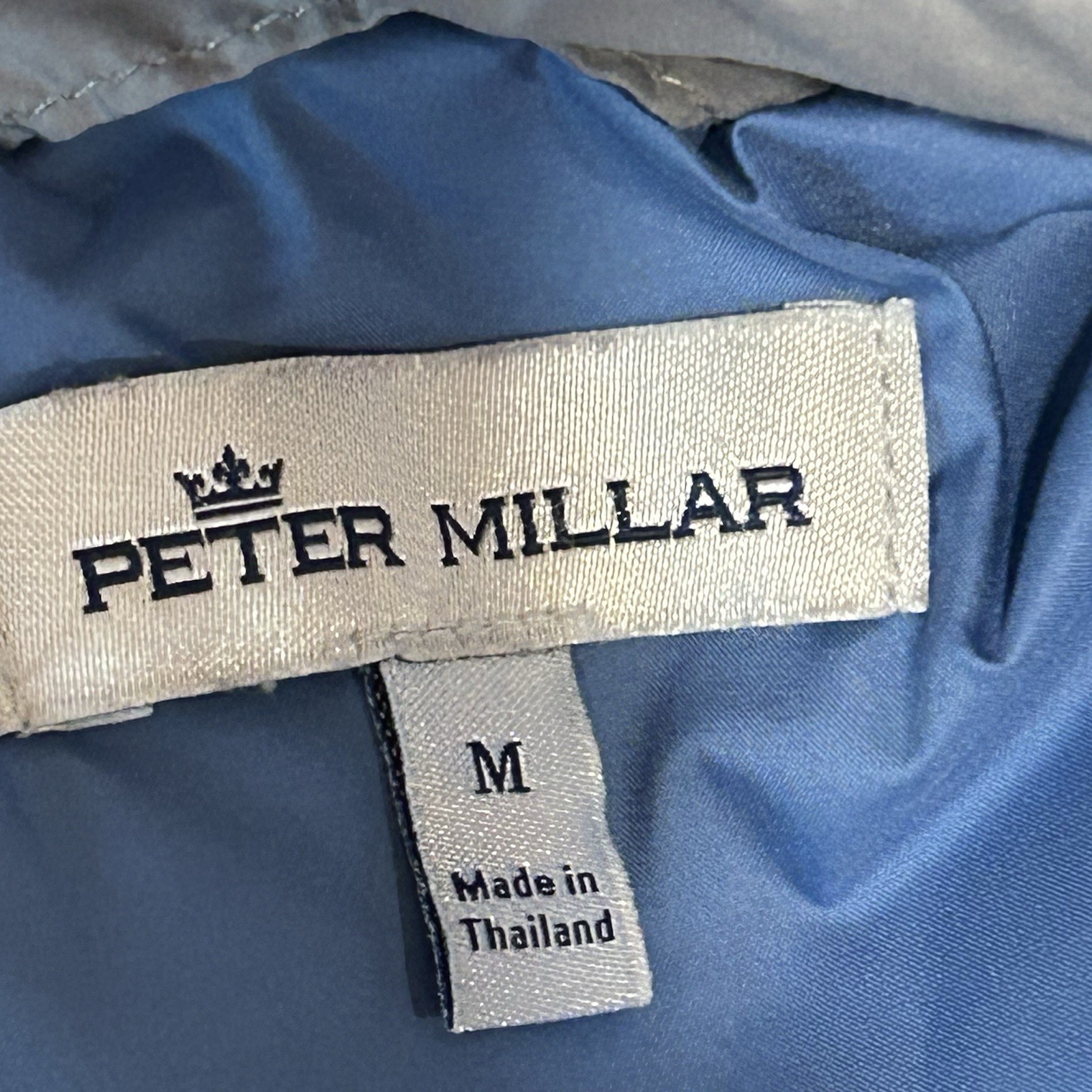Peter Millar Hyperlight Gray Vest Jacket Men's Me… - image 4