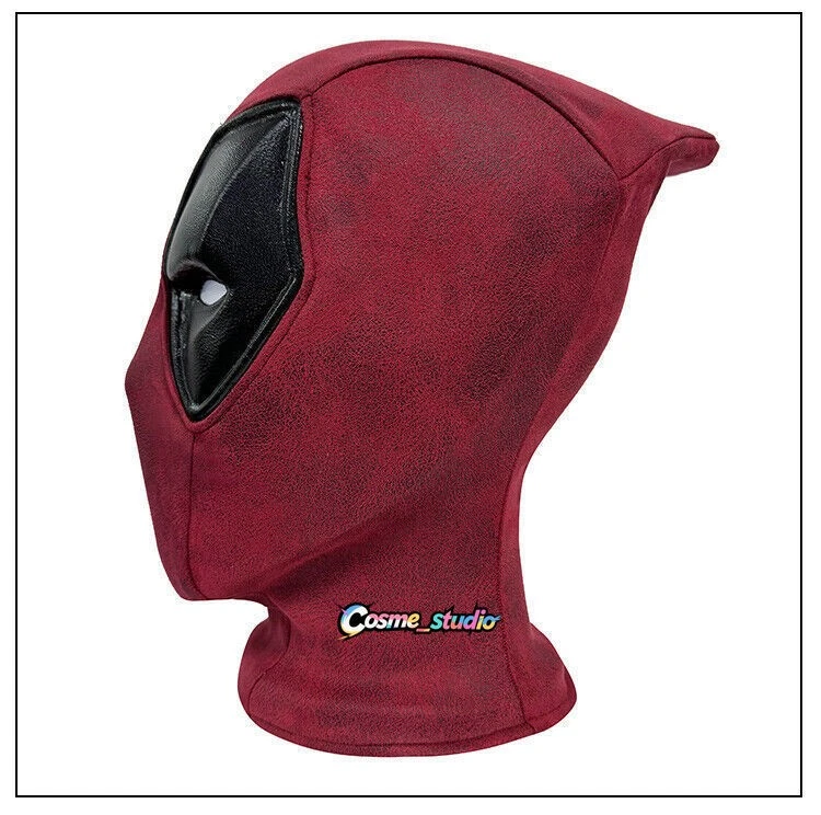 Deadpool 3 Wade Wilson Mask Mens Red Mask Halloween Cosplay Prop Gifts - Image 3 of 4