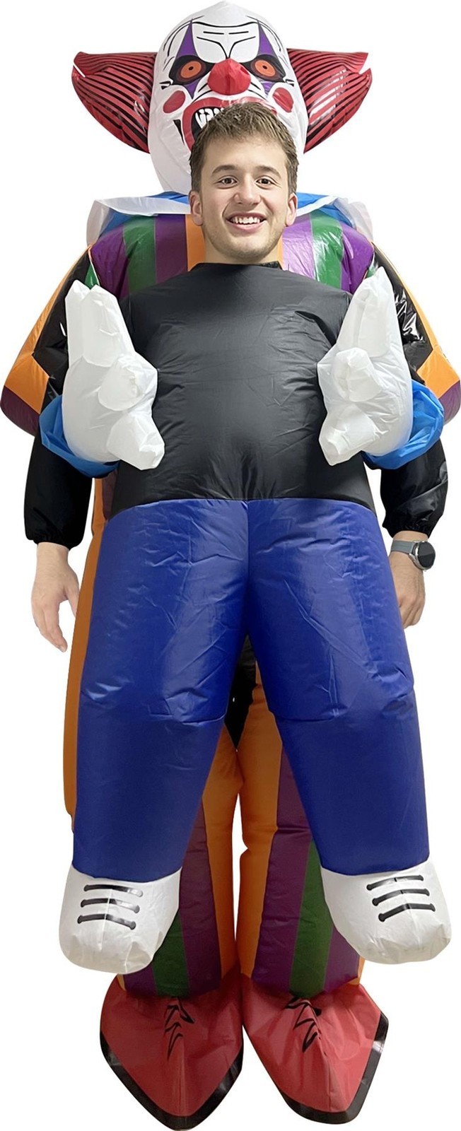 Disfraz De Payaso Inflable Para Adultos Hombres Mujeres Halloween Divertido