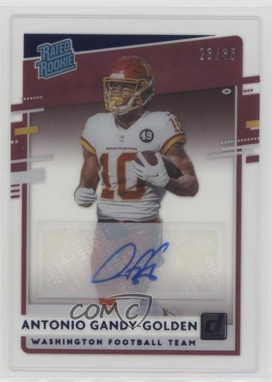 2020 Panini Chronicles Holo Mosaic Blue 23/35 Antonio Gandy-Golden Auto RC 0nj5