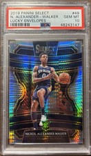 2019 Prizm Nickeil Alexander Walker Lucky Envelopes Concourse RC #49 PSA 10 (/8)
