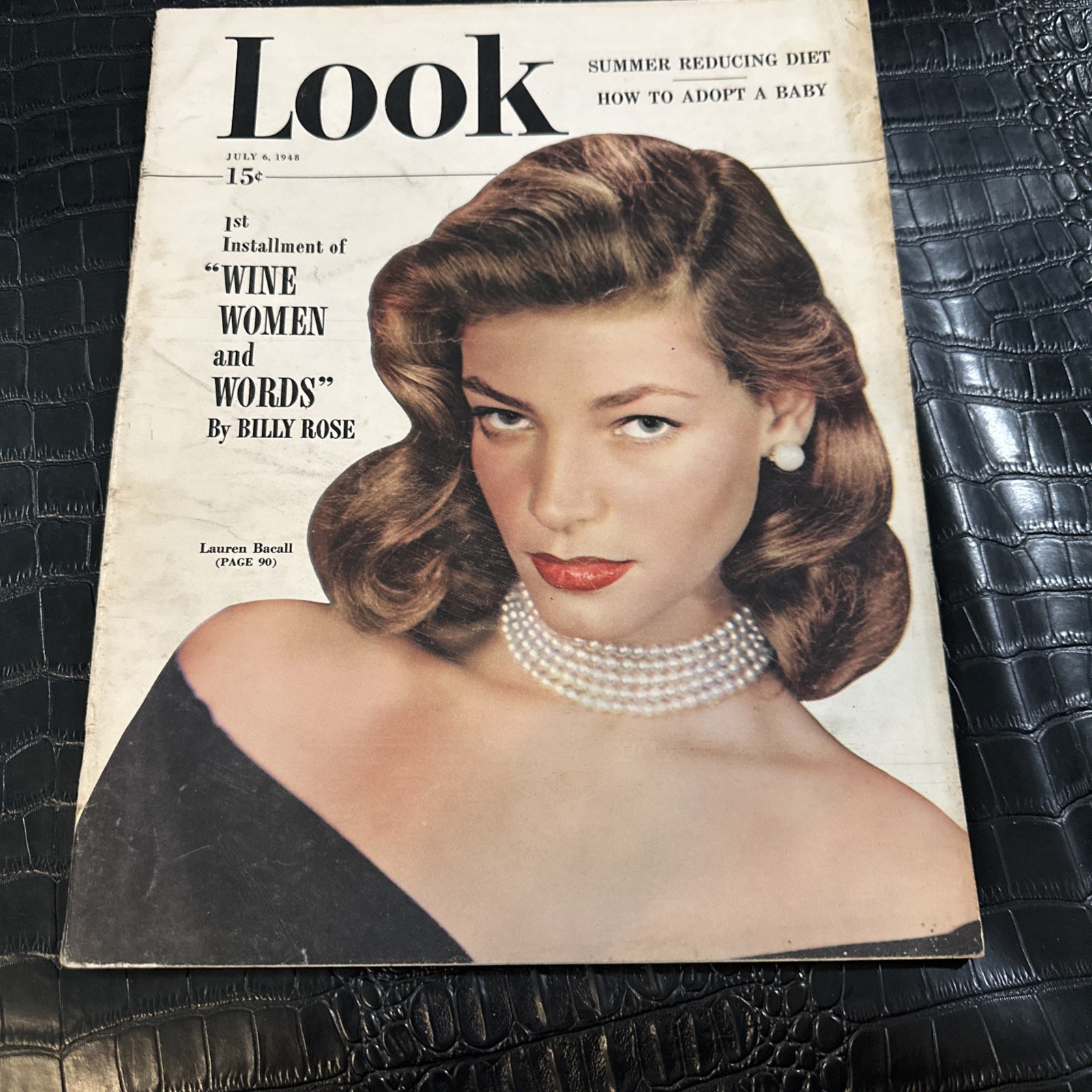 July 6 1948 Look Magazine- Lauren Bacall