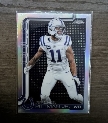 2025 Topps Chrome Michael Pittman Jr. #126 Lightboard Logo Refractor Colts