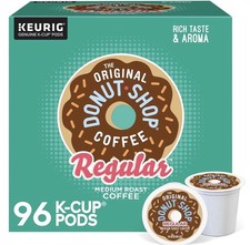 The Original Donut Shop Regular K-Cups Medium Roast Coffee Pods - 96 Count