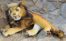Vintage Steiff "LEO" Lion Replica 1956 Mohair Plush w/ Chest Ear Tag 0111/21