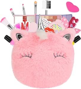 Kinder Make-up Set ungiftig, 19-teilig Fun & waschbar Kosmetikset