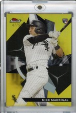 2021 Topps Finest Nick Madrigal Finest Rookies Design Gold /50