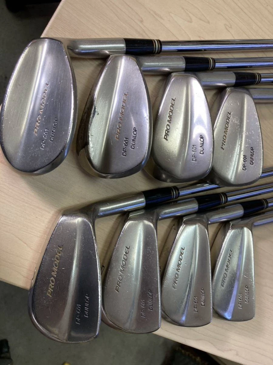 DUNLOP DP-601 Iron Set 8pcs 5-PW, AW, SW Dynamic Gold Flex S200 | eBay