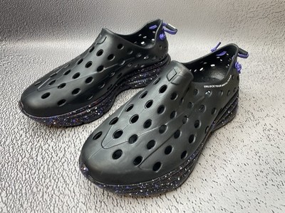 Kane Revive Men s Shoes Johnson Black Speckle Vented Rubber US M 8 W 10