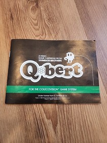 Q*Bert for Colecovision  COMPLETE in Original Box + Manual VTG 1983 RARE