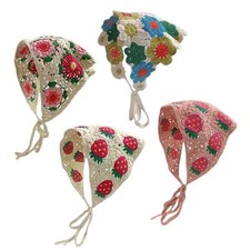 Donne Bandana all'uncinetto Elegante cravatta per decorazioni annodate