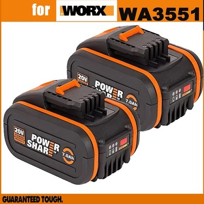 2x 20V 8,0AH Li-ion Akku Für Worx WA3551.1 WX372 WX678 WG169 WG179E WG259 WG549