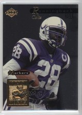 1998 Collector's Edge Supreme Season Review Markers Marshall Faulk #13 HOF fm0