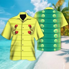 Disney A Bug's Life Heimlich Worm Cosplay Halloween Hawaiian Shirt