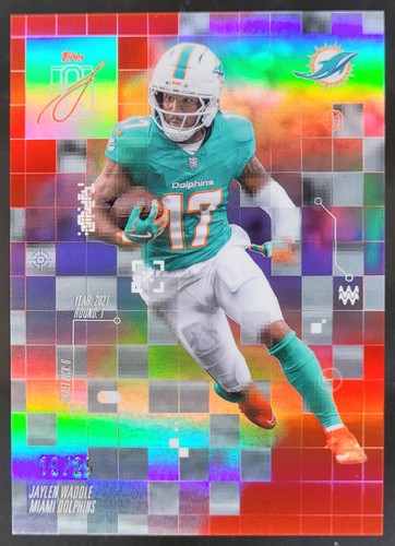 2025 Topps Signature Jaylen Waddle Red (RAW)