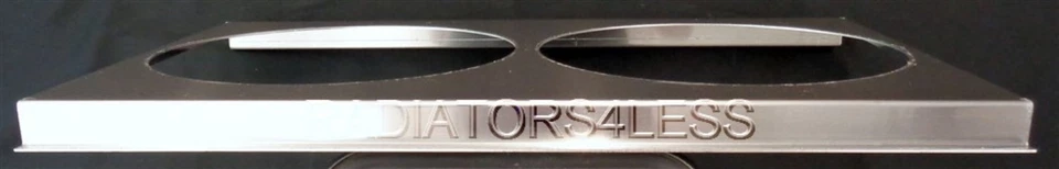 NUEVA CUBIERTA DE VENTILADOR DE RADIADOR DE ALUMINIO CON VENTILADORES DE 14" CADILLAC OLDS 28" NÚCLEO ANCHO Foto 3 de 3