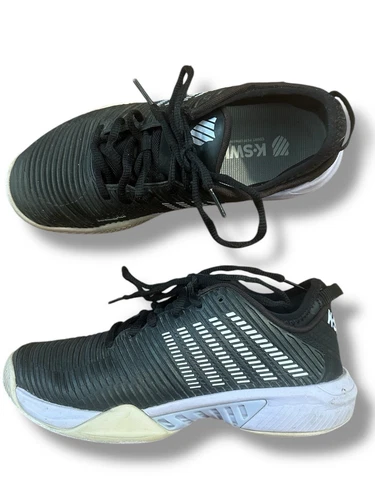 Baskets K Swiss femme 7 Hypercourt Supreme gris blanc tennis chaussures de course basses