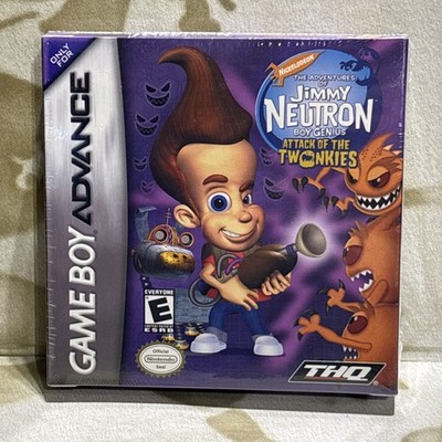 Jimmy Neutron Boy Genius Attack Of The Twonkies Sealed Game Boy Advanced 2001
