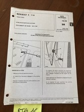 Renault Technical Note R5 C40 Window Seal Removal Edition 1985