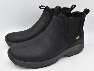 Teva Mens Size 8.5 Tusayan Black leather Pull On Water  display picture 2