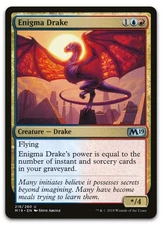 Enigma Drake #216 (NM) Core Set 2019 M19 Magic MTG