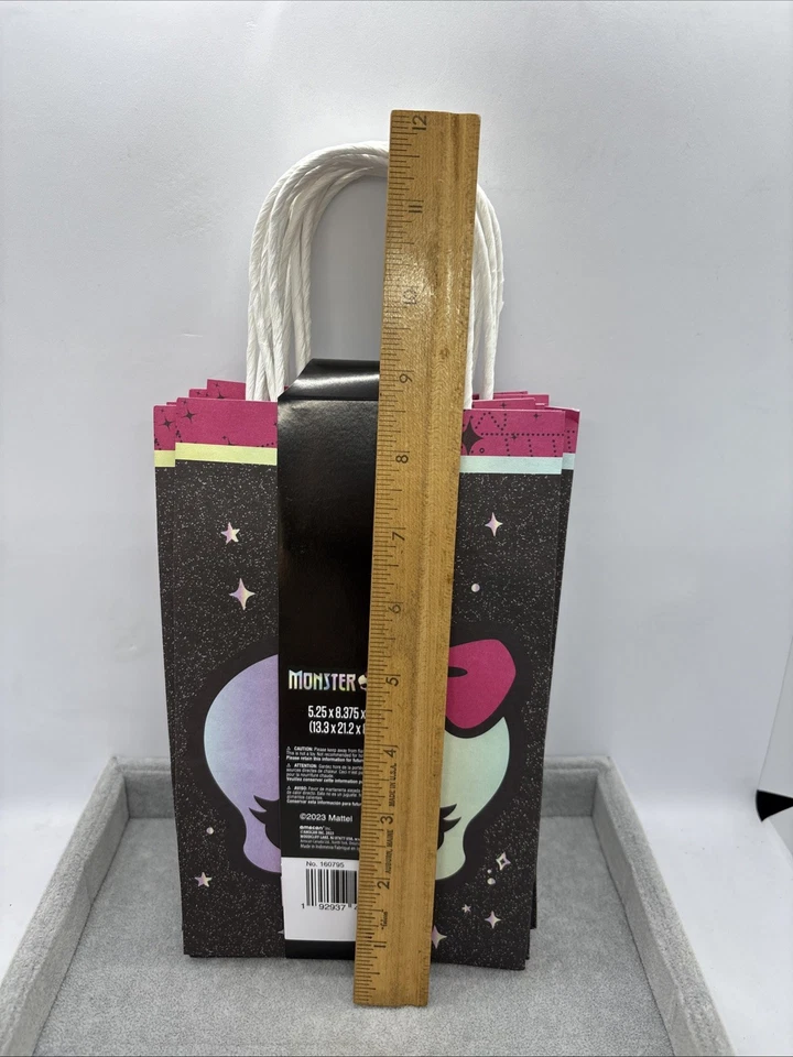 Bolsas de botín Monster High Bolsas de regalo de regalos 8 quilates Niñas Fiesta de cumpleaños Favores Suministros Foto 4 de 4