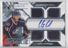 2012 SP Authentic Bonus Pack Spx Rookie Jersey Tier 1 Cody Goloubef #4 Auto n1u