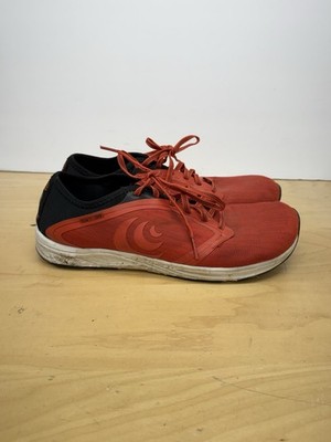 Topo Athletic ST-3 Zero Drop Black Orange Road Running Shoes Mens Size 10.5