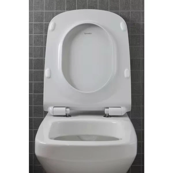 Duravit 0060510000 DuraStyle Elongated Closed-Front Toilet Seat - White Foto 3 de 3