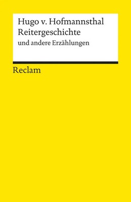 Reitergeschichte und andere Erzählungen | Hugo von Hofmannsthal | Taschenbuch