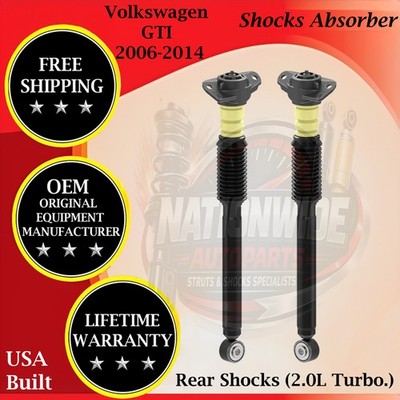 Monroe OEM Rear Shocks For 2006-2014 Volkswagen GTI  Lifetime Warranty