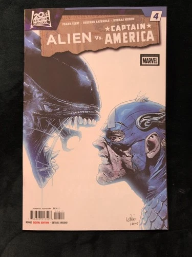 ALIEN VS CAPTAIN AMERICA #4 FIRST PRINTING ALIENS 1