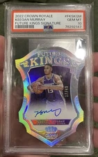 2022-23 Keegan Murray Auto Crown Royale Future Kings Signatures /49 PSA 10 Pop 1