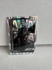 2025 Topps Chrome F1 George Russell Portrait #7 B&W Raywave Refractor  Mercedes