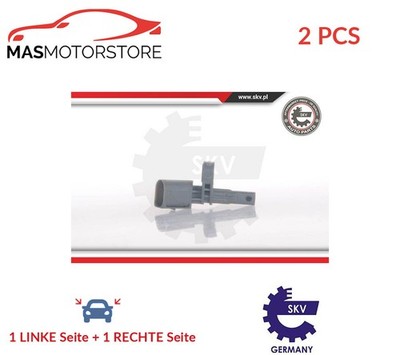 ABS SENSOR DREHZAHLFÜHLER PAAR HINTEN SKV GERMANY 06SKV071 2PCS P NEU