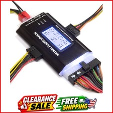 Digital Power Supply Tester with LCD Screen Compatible with ATX, ITX, IDE, ...