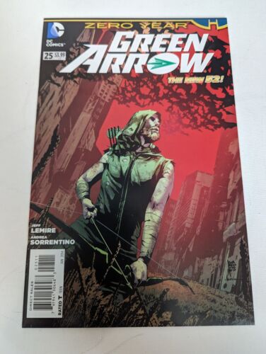 Green Arrow #25 (DC Comics, January 2014) Zero Year Batman Tie In Combine Ship - Afbeelding 1 van 4