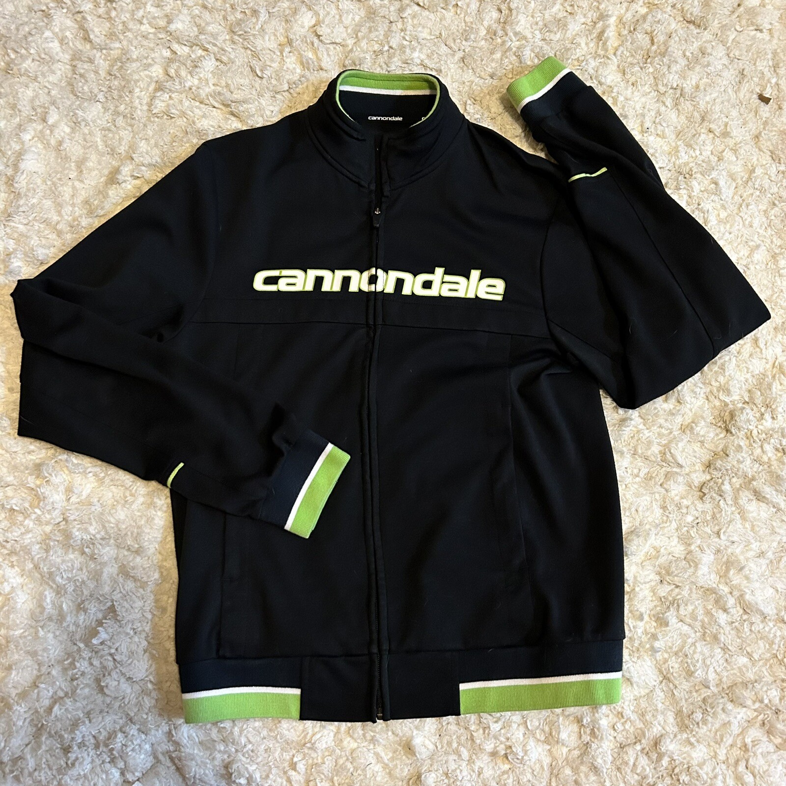 Cannondale Cycling Jacket Women’s large Black Green eBay