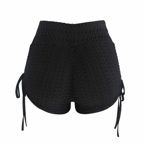 Women's Bubble Push Up High Waist Yoga Shorts Sports Pants Casual Gym Workout US - Picture 4 of 21