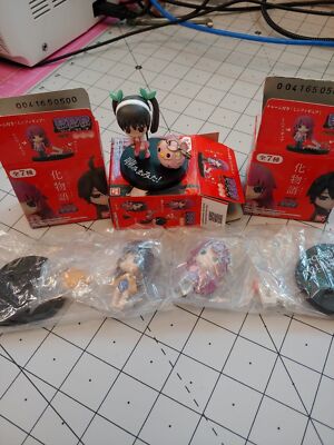 RARE Bandai Bakemonogatari Prop Plus Petit Anime Figure Set of 3